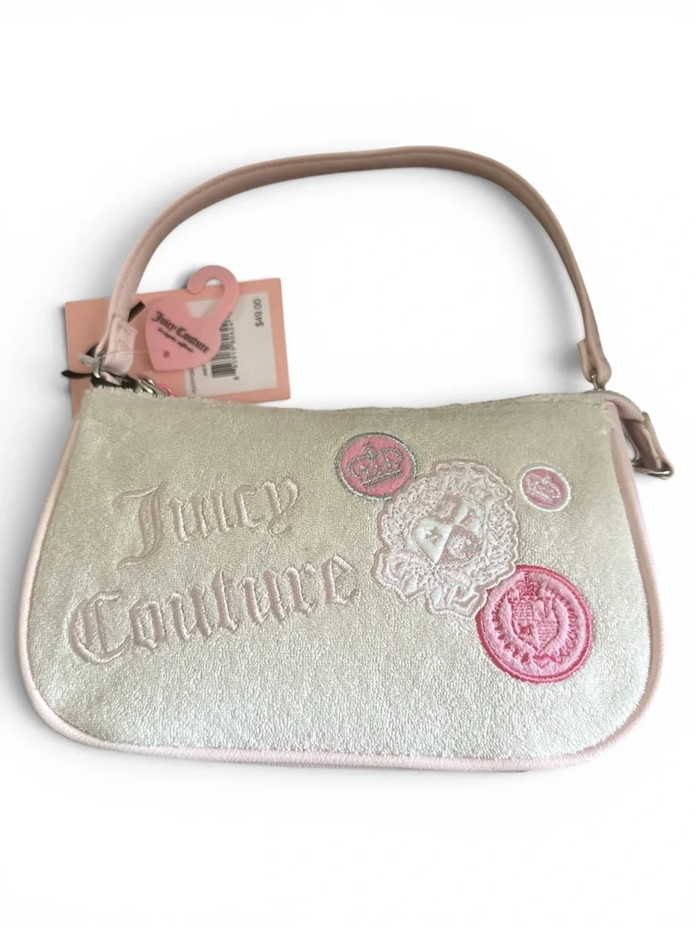 2 for 1 - Juicy Couture Pink Strawberry Print Satchel and a small handbag. NWT - Picture 6 of 8